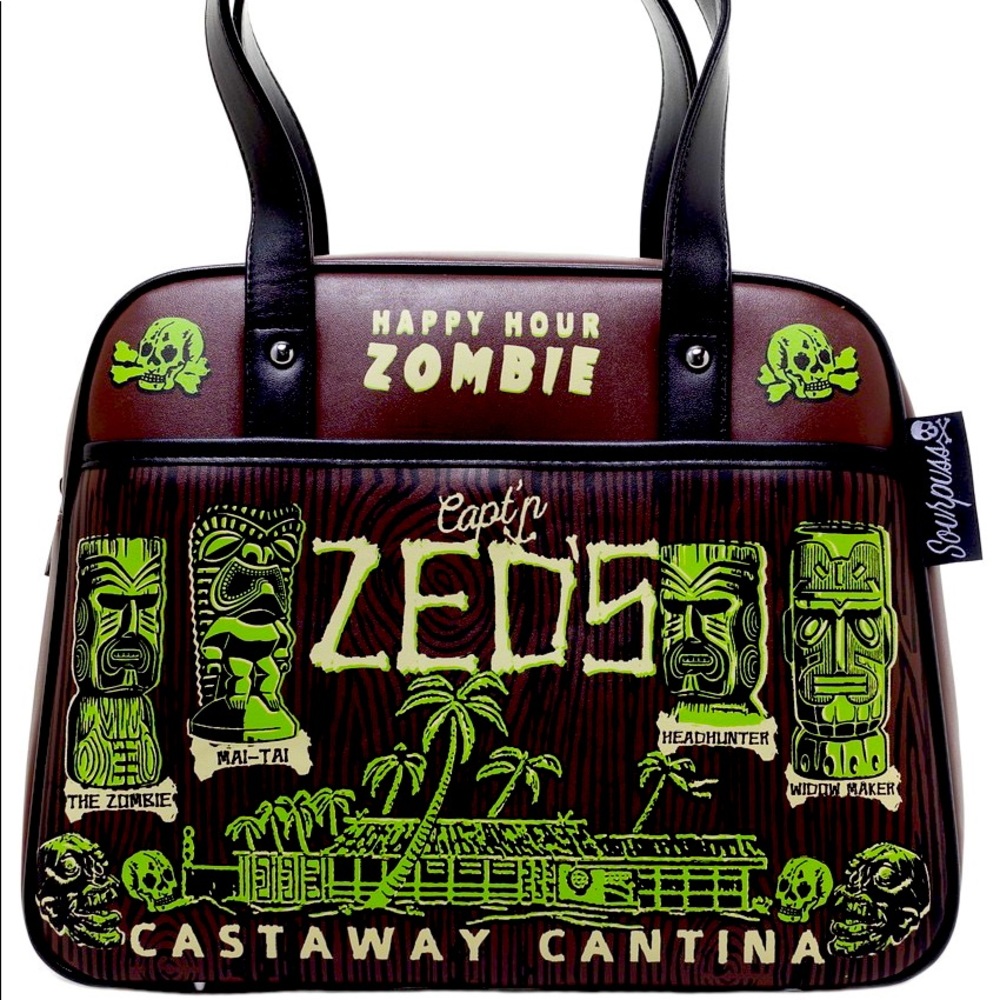 Sourpuss Tiki Bowler Purse - Perfect condition